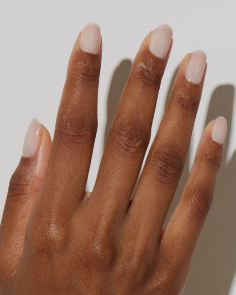 spring nail color trends 2026 milky white polish